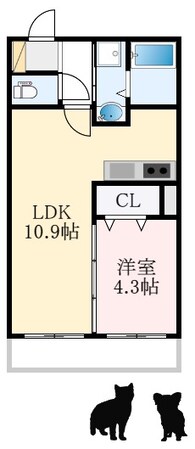 ジーメゾン初芝ルクシア（ホームズ用）の物件間取画像